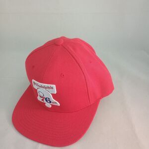 Mitchell & Ness Philadelphia 76ers Core Basic Red Adjustable Snapback Hat